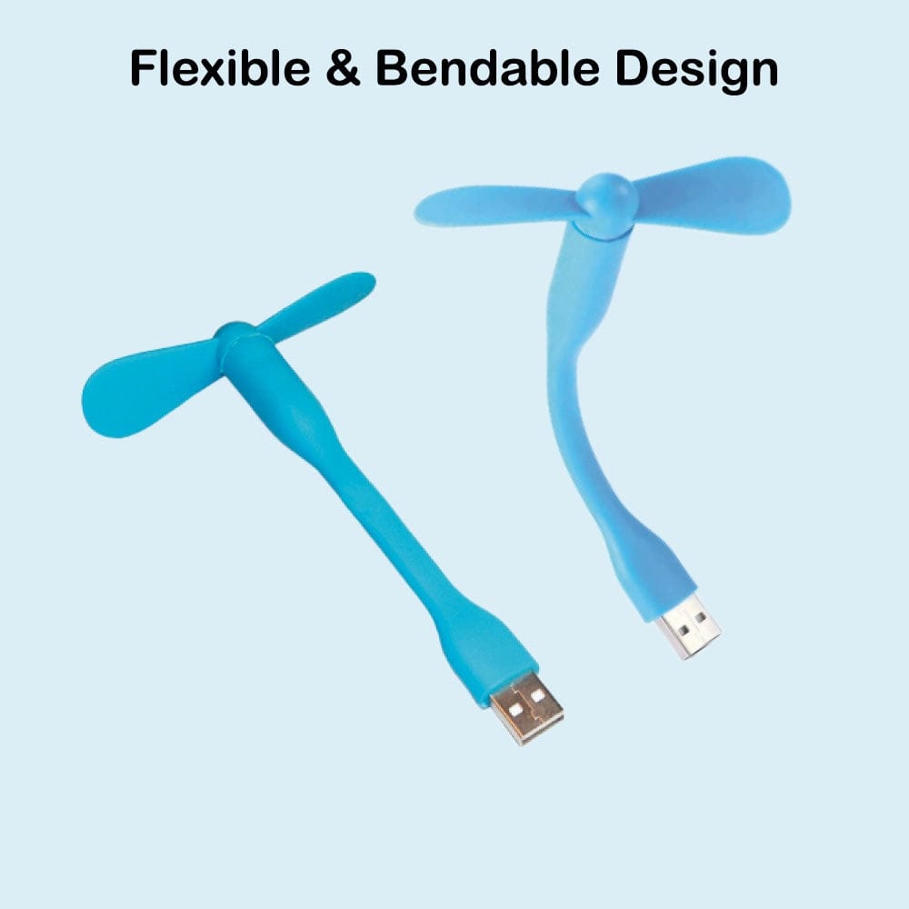 Mini Portable USB Fan Flexible Bendable Cooling Fan for Laptop Power Bank and USB Devices