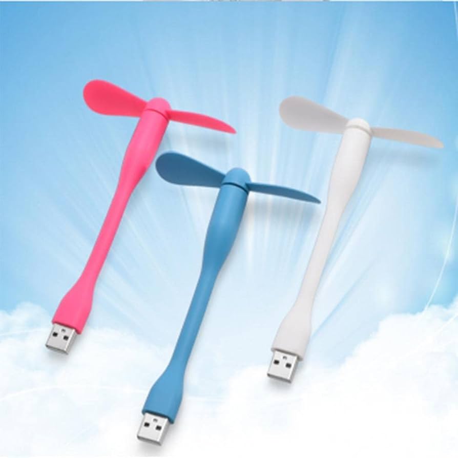 Mini Portable USB Fan Flexible Bendable Cooling Fan for Laptop Power Bank and USB Devices