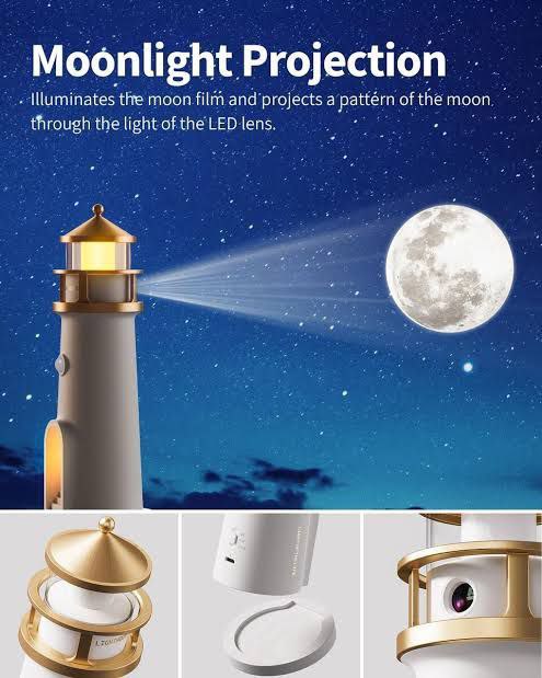 Moon Lamp Projector Night Light