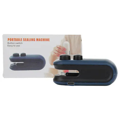 Portable Sealing Machine Handheld Bag Sealer USB Rechargeable Mini Heat Sealer for Food Storage