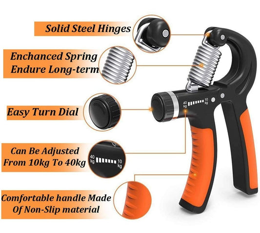 PAXMAX R-Shape Hand Grip Exerciser – Plastic Grip Strength Trainer for Personal Fitness