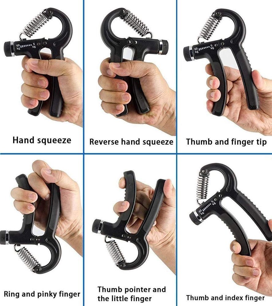 PAXMAX R-Shape Hand Grip Exerciser – Plastic Grip Strength Trainer for Personal Fitness