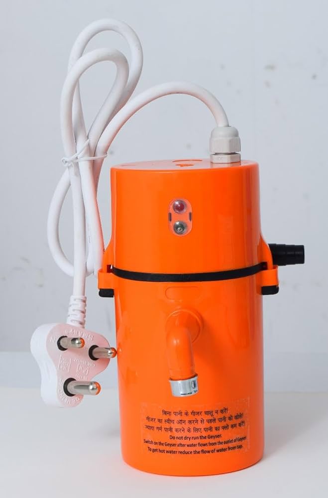 Portable Instant Electric Water Heater – Mini Tankless Geyse