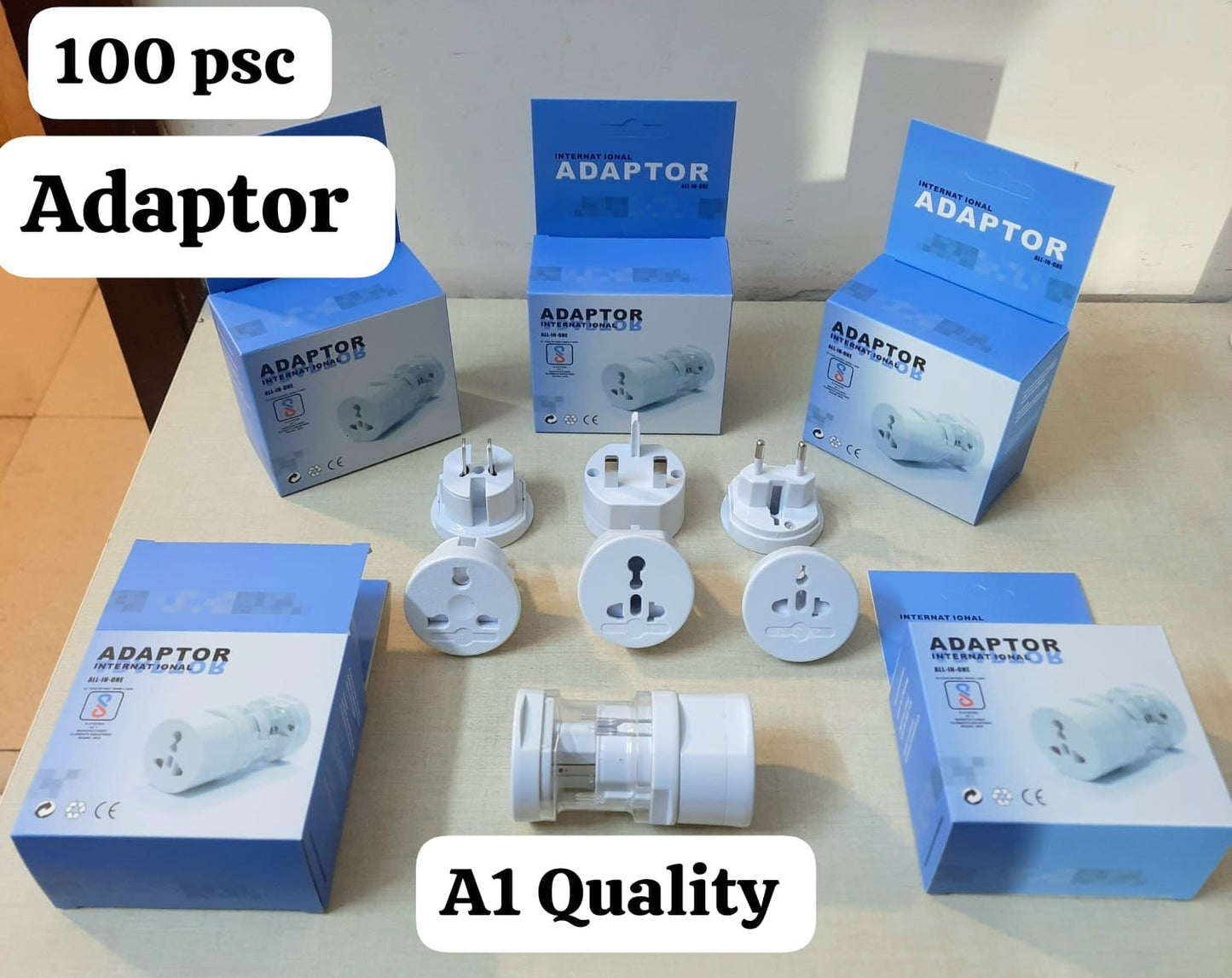 International Multipurpose Travel Adapter All-in-One | Universal Plug Converter with USB Ports for Worldwide Travel