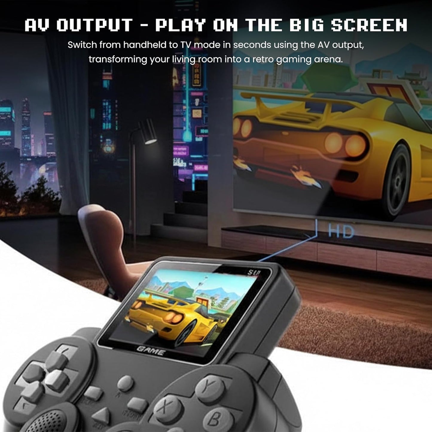 S10 Handheld Game Console with Wireless Controller 520 Built in Retro Games Portable Mini Gaming Console with TV Output