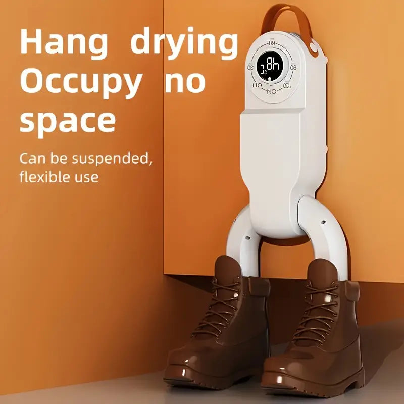 Electric Shoe Dryer Compact Portable Footwear Deodorizer Moisture Removal Warm Air Boot Dryer Machine