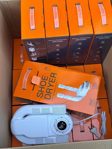 Electric Shoe Dryer Compact Portable Footwear Deodorizer Moisture Removal Warm Air Boot Dryer Machine