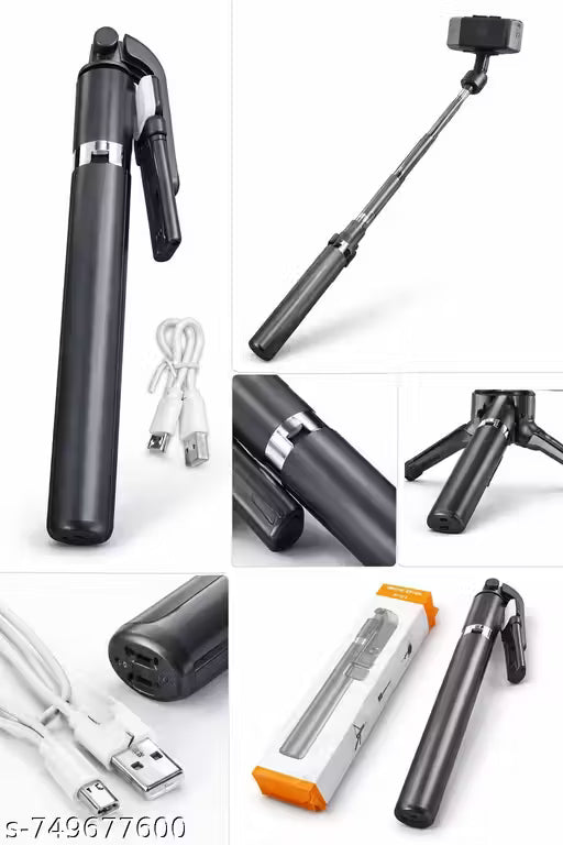 Adjustable Selfie Stick Tripod with 360° Rotation | Extendable Phone Stand for iPhone & Android