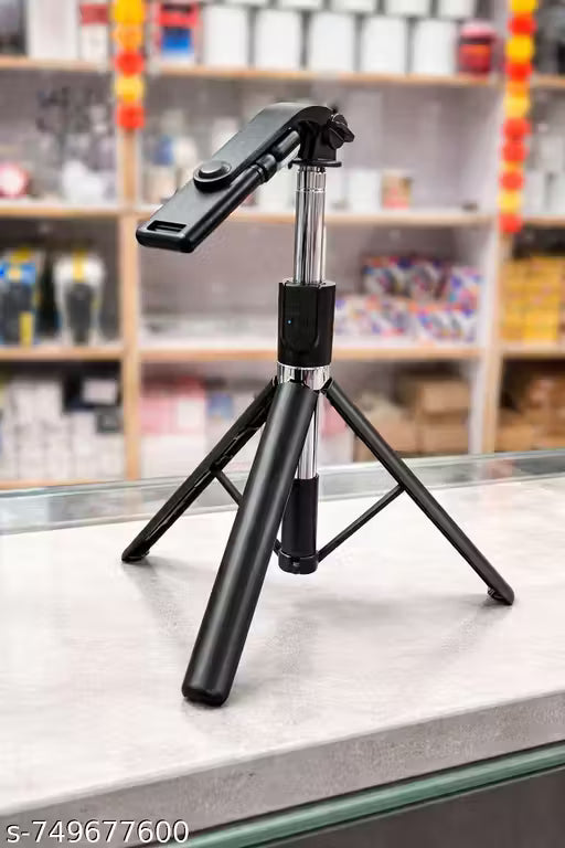 Adjustable Selfie Stick Tripod with 360° Rotation | Extendable Phone Stand for iPhone & Android