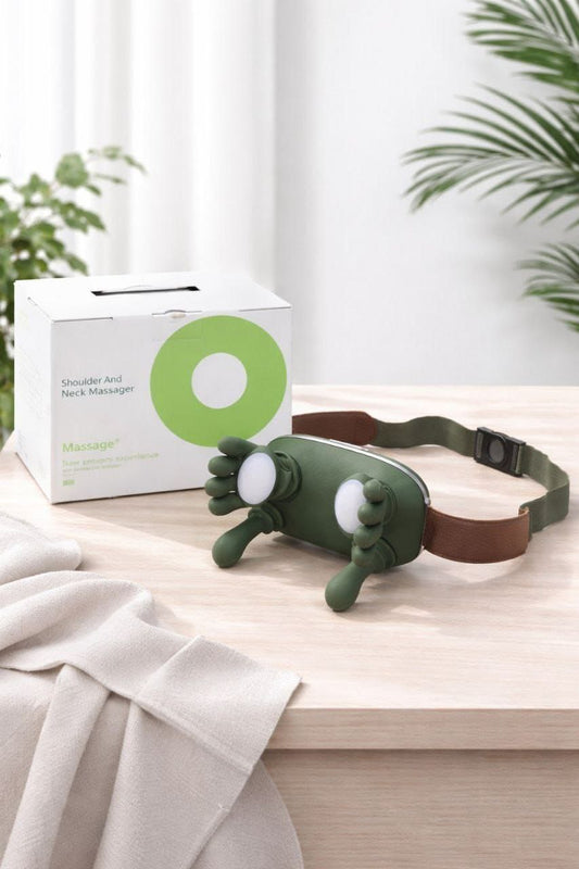 Portable Shoulder & Neck Massager – Deep Tissue Relaxation with Adjustable Strap for Pain Relief & Stress Relief