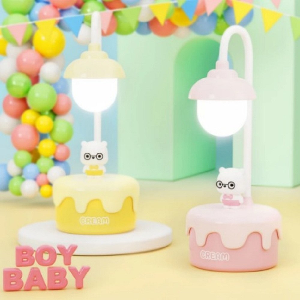 Cute Soft Light Lamp – Rechargeable Warm Glow Night Light