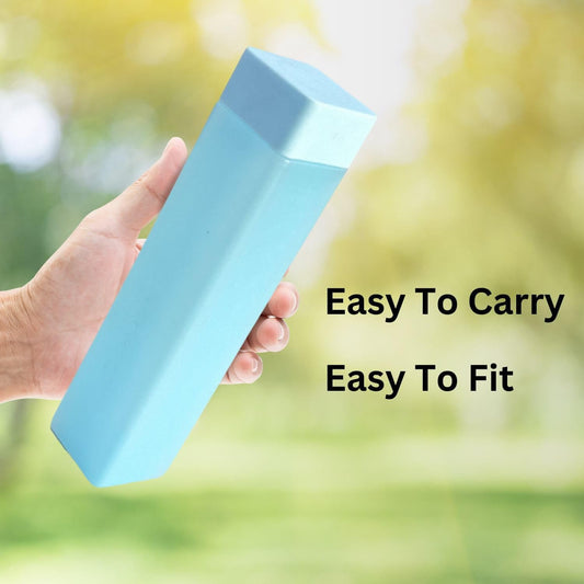 1L Slim Square Water Bottle | BPA-Free Leak-Proof Fridge Bottle for Home, Office & Travel