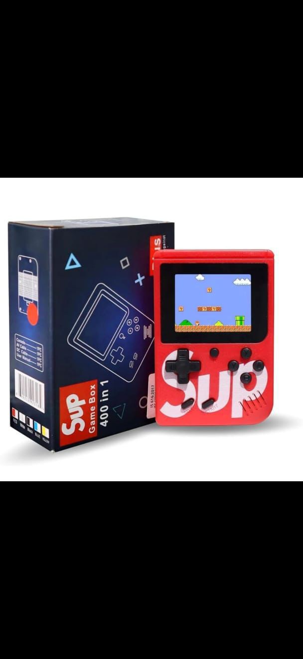 Game Box 400 in 1 Handheld Gaming Console for Kids USB Rechargeable Pocket Video Game Console with TV Output