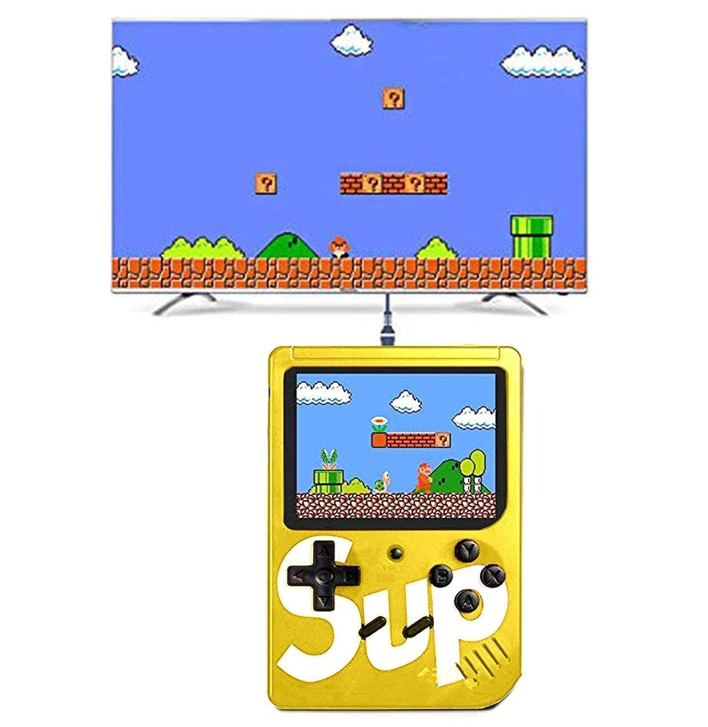 Game Box 400 in 1 Handheld Gaming Console for Kids USB Rechargeable Pocket Video Game Console with TV Output