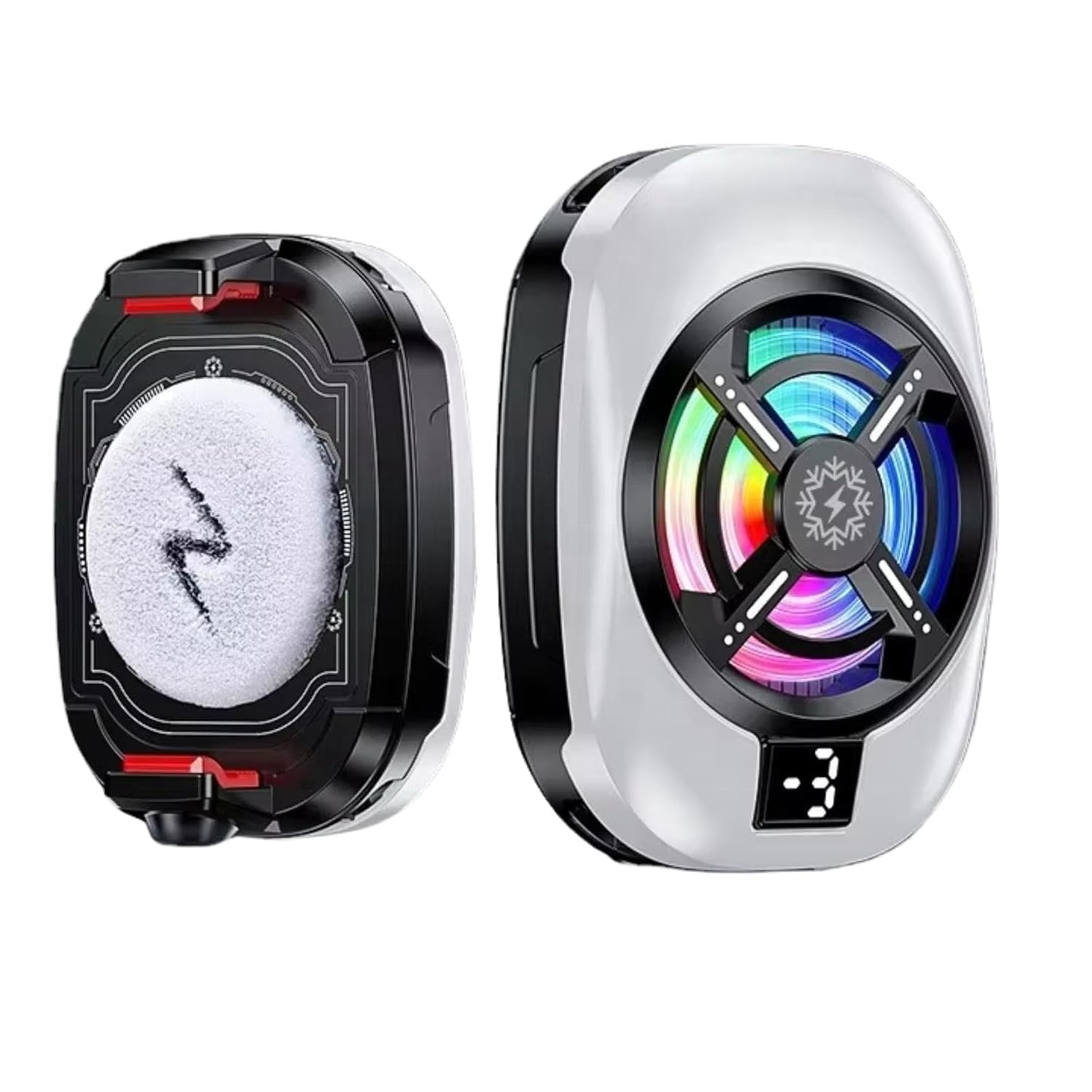 TL16 RGB Mobile Phone Cooler – Ultra-Fast Semiconductor Cooling Fan for Gaming (Silent, USB Powered)