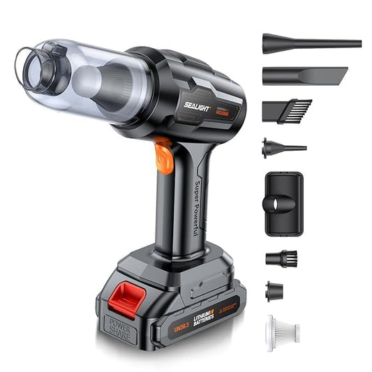 Wireless Handheld Car Vacuum Cleaner 3 in 1 High Power 18000PA Portable Mini Vacuum for Car and Home