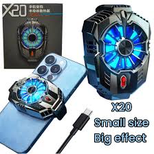 X20 Mobile Cooling Fan – Dual-Speed Semiconductor Phone Cooler with Turbo Fan (Type-C)