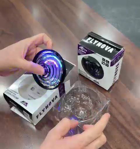 Flying Spinner Toy – 360° Rotating Hand-Controlled Drone with RGB Lights